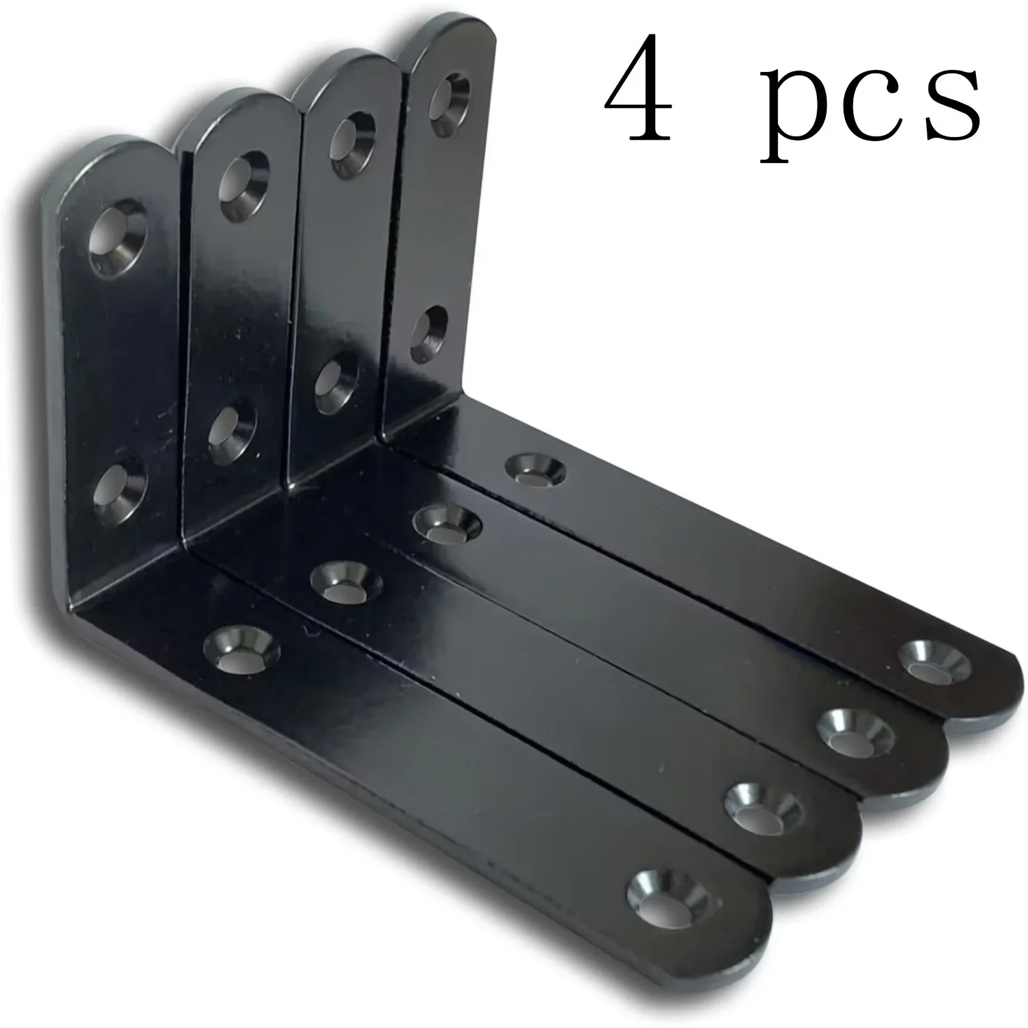 2026 Hot Sale 4pcs Black Metal L Shelf Bracket, Heavy Duty Corner Support, Rustproof Wall Mount for Floating Shelf Decor
2026 Hot Sale 4pcs Black Metal L Shelf Bracket, Heavy Duty Corner Support, Rustproof Wall Mount for Floating Shelf Decor