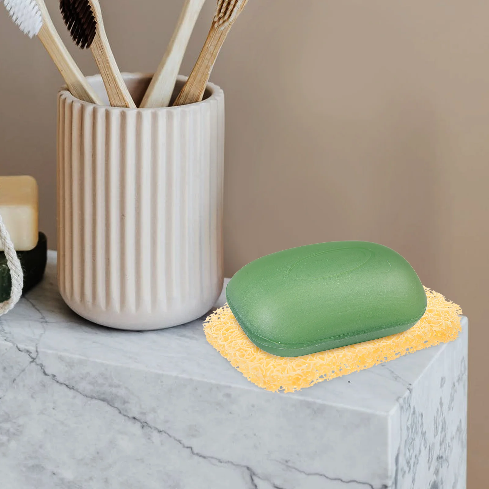 Non slip PVC Material Water Draining Design Beige Color Kitchen Bath Multipurpose Long Use Safe Edges Portable Soap
Non slip PVC Material Water Draining Design Beige Color Kitchen Bath Multipurpose Long Use Safe Edges Portable Soap