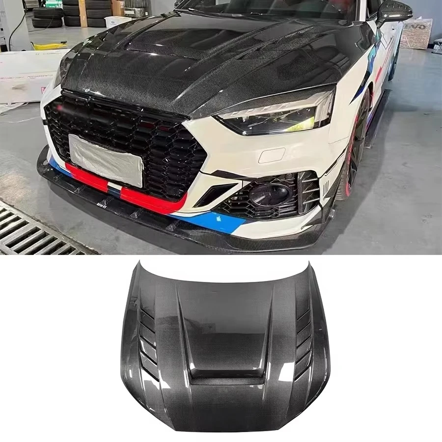 Carbon Fiber Front Hood for Audi A5 S5 RS5 B9 2017-2023 Front Bumper Hood Bonnet Air Vent Cover Car Parts Bodykit
Carbon Fiber Front Hood for Audi A5 S5 RS5 B9 2017-2023 Front Bumper Hood Bonnet Air Vent Cover Car Parts Bodykit