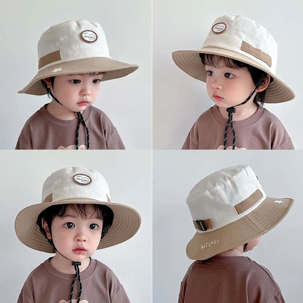 Breathable Children Fisherman Hat Korean Style Letter Embroidery Kids Bucket Cap Comfortable Anti-UV Quick-dry Sun Hat Girls
Breathable Children Fisherman Hat Korean Style Letter Embroidery Kids Bucket Cap Comfortable Anti-UV Quick-dry Sun Hat Girls