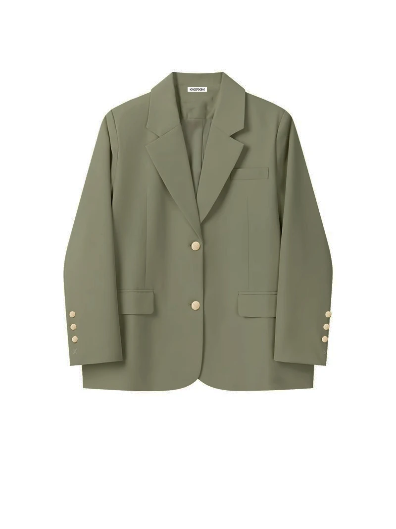 Casual Texture Light Cheered Women's Suit Jaet High-End Feeling Loose Fit Original Design Long Sve Single Button Closure
Casual Texture Light Cheered Women's Suit Jaet High-End Feeling Loose Fit Original Design Long Sve Single Button Closure