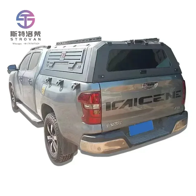 Custom-fit aluminum Pickup truck rear top canopy leak-proof anti-rusted 4x4 protection accessories tub cover with LED and locks
Custom-fit aluminum Pickup truck rear top canopy leak-proof anti-rusted 4x4 protection accessories tub cover with LED and locks