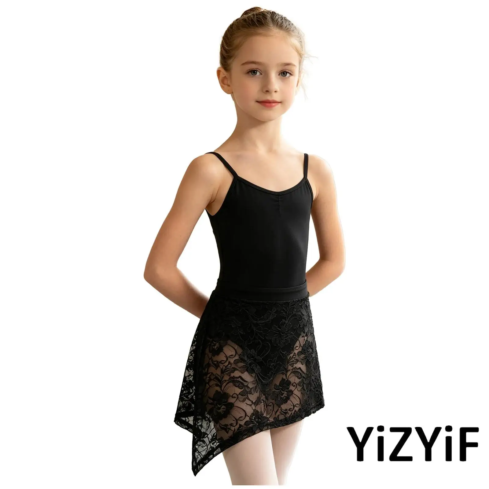 Kids Dance Rehearsal Skirt Girls Lace Ballet Style Elastic Waistband Side Split Skirt Yoga Gymnastics Practice Ballerina Costume
Kids Dance Rehearsal Skirt Girls Lace Ballet Style Elastic Waistband Side Split Skirt Yoga Gymnastics Practice Ballerina Costume