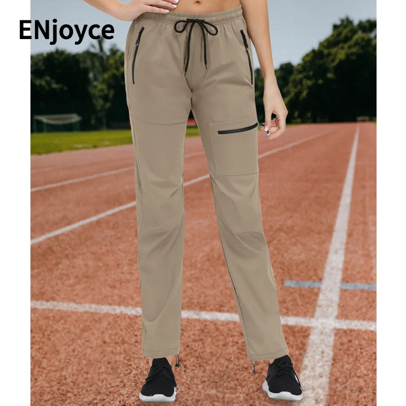 2024 Spring Summer Women Sports Outdoor Woven Thin Pants Drawstring Elastic Waist Straight Hiking Pants Joggers Fitness Running
2024 Spring Summer Women Sports Outdoor Woven Thin Pants Drawstring Elastic Waist Straight Hiking Pants Joggers Fitness Running