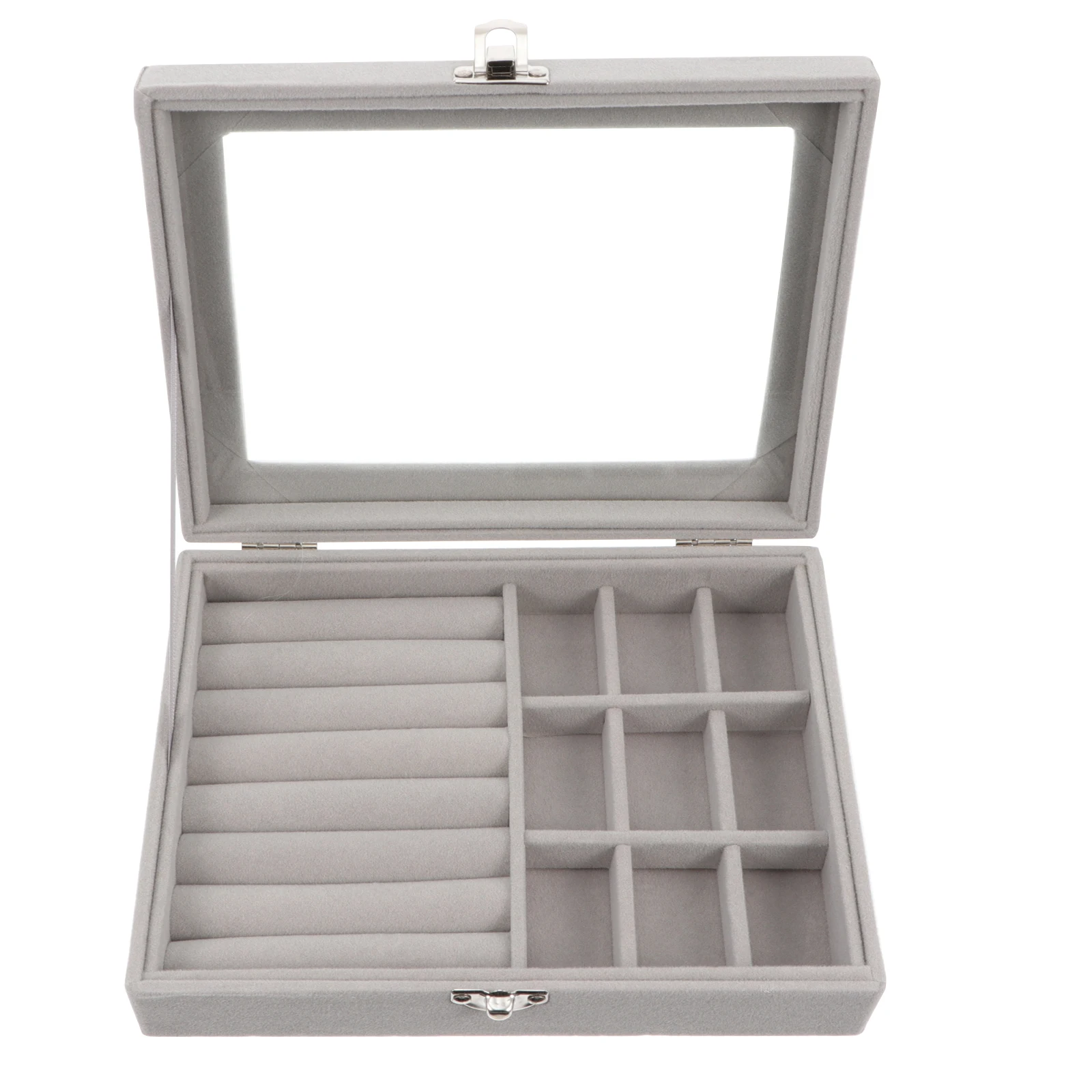 1pc Jewelry Storage Box Earring Ring Holder Display Case Organizer Simple Jewelry Case Lightweight Durable Premium Material Gift
1pc Jewelry Storage Box Earring Ring Holder Display Case Organizer Simple Jewelry Case Lightweight Durable Premium Material Gift