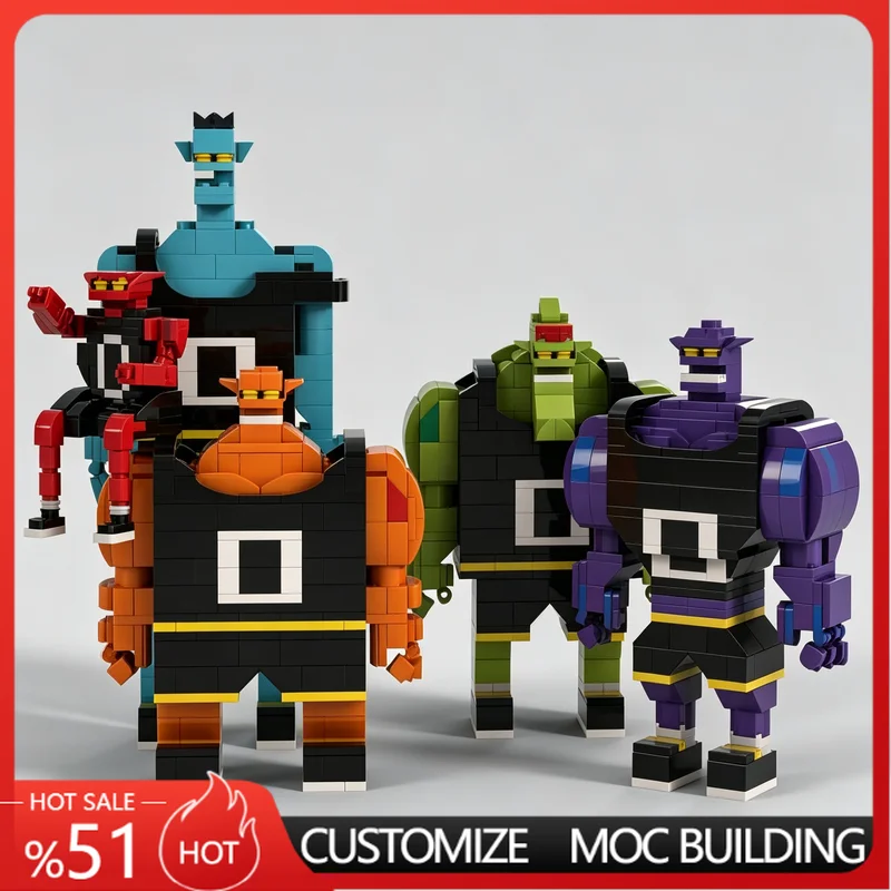 1260PCS Space Monstars Team Set MOC Model DIY Assembly Educational Toy Gift For fun Boys Birthday Festival Collection Home Decor
1260PCS Space Monstars Team Set MOC Model DIY Assembly Educational Toy Gift For fun Boys Birthday Festival Collection Home Decor
