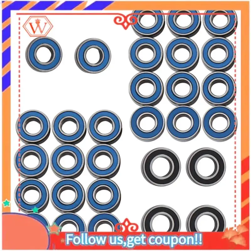 Durable 60Pcs Sealed Bearing Kit For Tamiya 1/14 Truck Tractor Trailer Semi Grand Knight King Hauler Upgrade Parts
Durable 60Pcs Sealed Bearing Kit For Tamiya 1/14 Truck Tractor Trailer Semi Grand Knight King Hauler Upgrade Parts