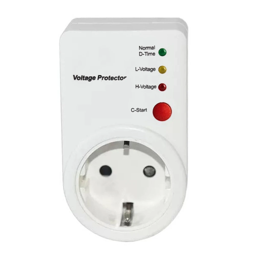 US/EU Plug Voltage and Surge Protector for Refrigerator Single Outlet 15A 1800W Over and Under Voltage/Short Circuit Protector
US/EU Plug Voltage and Surge Protector for Refrigerator Single Outlet 15A 1800W Over and Under Voltage/Short Circuit Protector