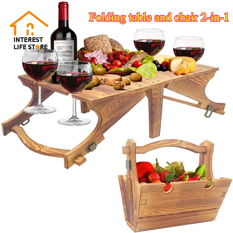 New Folding Picnic Basket Table Wooden Outdoor Picnic Table with Storage Basket Portable for Camping Patio Backyard Gatherings
New Folding Picnic Basket Table Wooden Outdoor Picnic Table with Storage Basket Portable for Camping Patio Backyard Gatherings