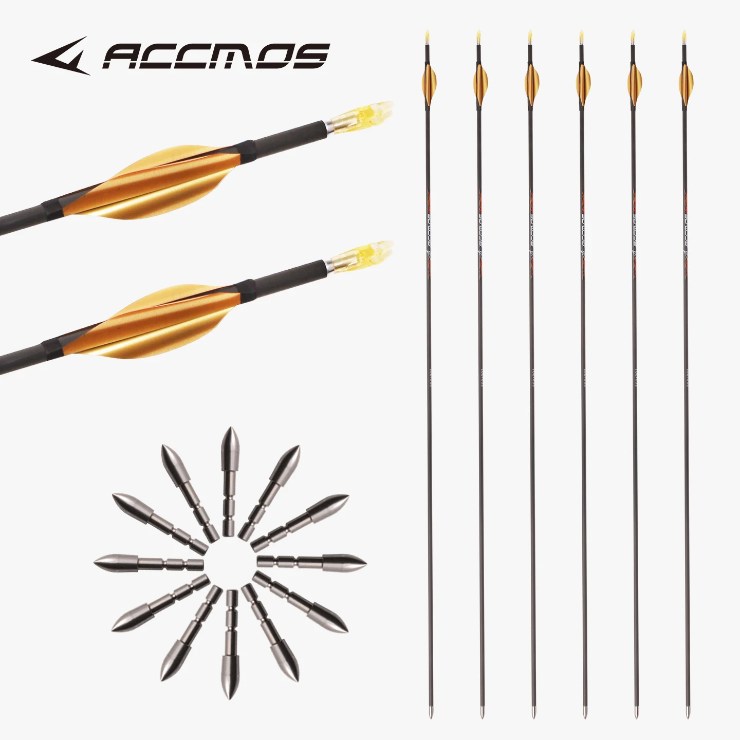 6/12pcs Carbon Arrows ID4.2mm 32inch Archery spine 300-1800 For Recurve/Compound Bow Arrow Hunting Shooting
6/12pcs Carbon Arrows ID4.2mm 32inch Archery spine 300-1800 For Recurve/Compound Bow Arrow Hunting Shooting