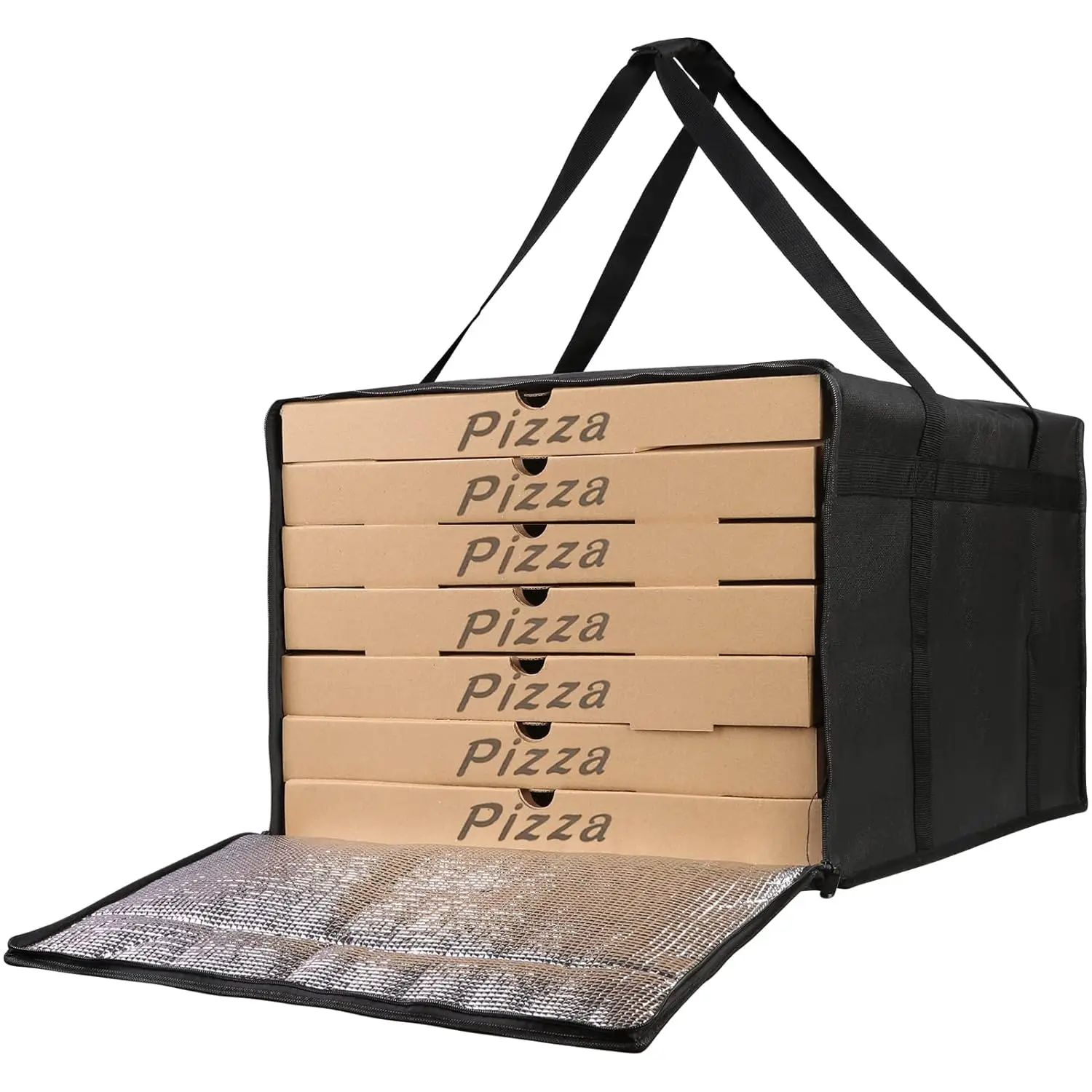 Insulated Pizza Delivery Bag 20x20x14 Hot Food Carrier for Rideshare Drivers, Large Pizza Warmer with Zipper Closure, Black 1
Insulated Pizza Delivery Bag 20x20x14 Hot Food Carrier for Rideshare Drivers, Large Pizza Warmer with Zipper Closure, Black 1