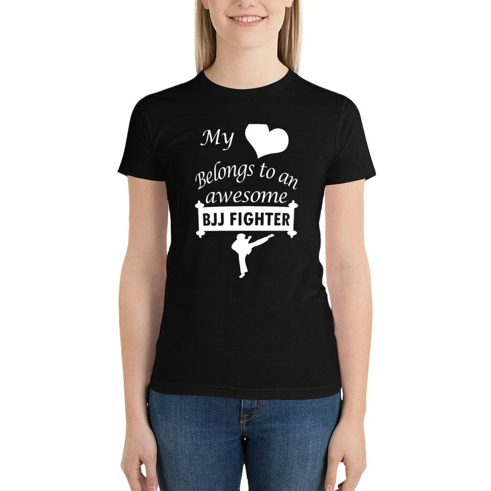 Jiu-Jitsu Fighter Lover BJJ Heart Belongs T-Shirt Aesthetic clothing Blouse aesthetic clothes Woman clothes
Jiu-Jitsu Fighter Lover BJJ Heart Belongs T-Shirt Aesthetic clothing Blouse aesthetic clothes Woman clothes