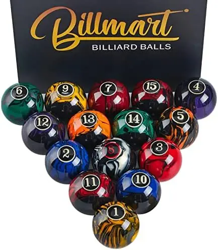 Premium Billiard Balls Pool Table Accessories 2-1/4" Regulation Size 16 Pool Balls Billiard Set Chalk Taco de billar profesional
Premium Billiard Balls Pool Table Accessories 2-1/4" Regulation Size 16 Pool Balls Billiard Set Chalk Taco de billar profesional