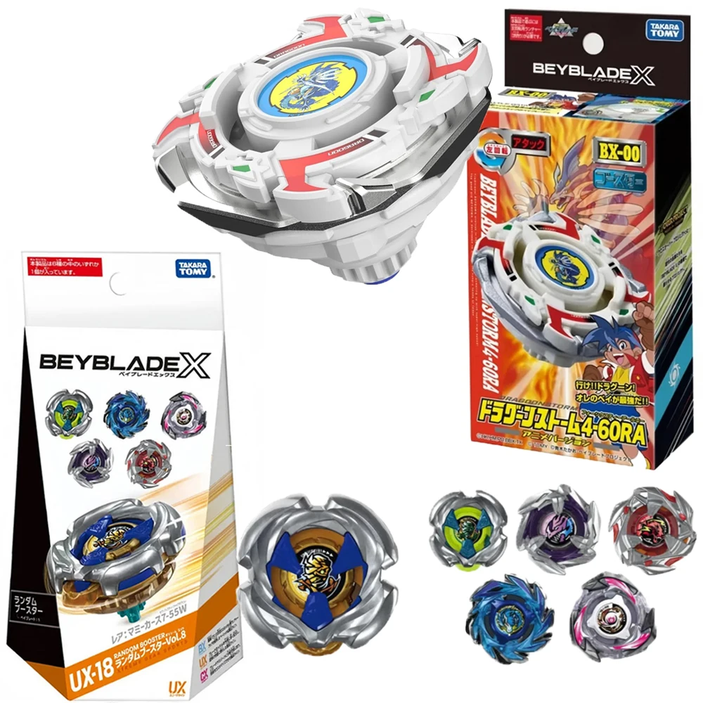 GENUINE TAKARA TOMY BEY X UX-18 Random Booster Vol.8 BLADE UX-17 Meteor Dragoon 3-70J BX-00 Booster Dragoon Storm 4-60RA BXG-22
GENUINE TAKARA TOMY BEY X UX-18 Random Booster Vol.8 BLADE UX-17 Meteor Dragoon 3-70J BX-00 Booster Dragoon Storm 4-60RA BXG-22