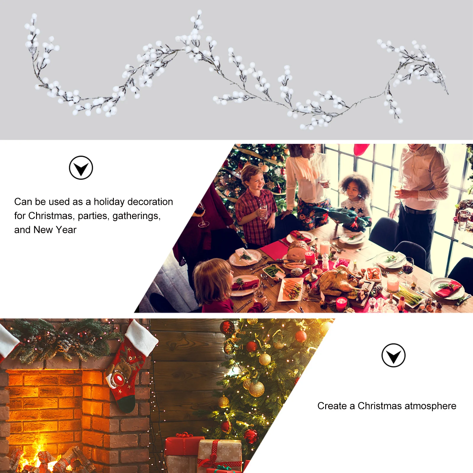 Christmas Rattan Garland Pine Cones Plastic DIY Flexible Ornament for Tree Mantel Stair Handrail Holiday Decor 
Christmas Rattan Garland Pine Cones Plastic DIY Flexible Ornament for Tree Mantel Stair Handrail Holiday Decor