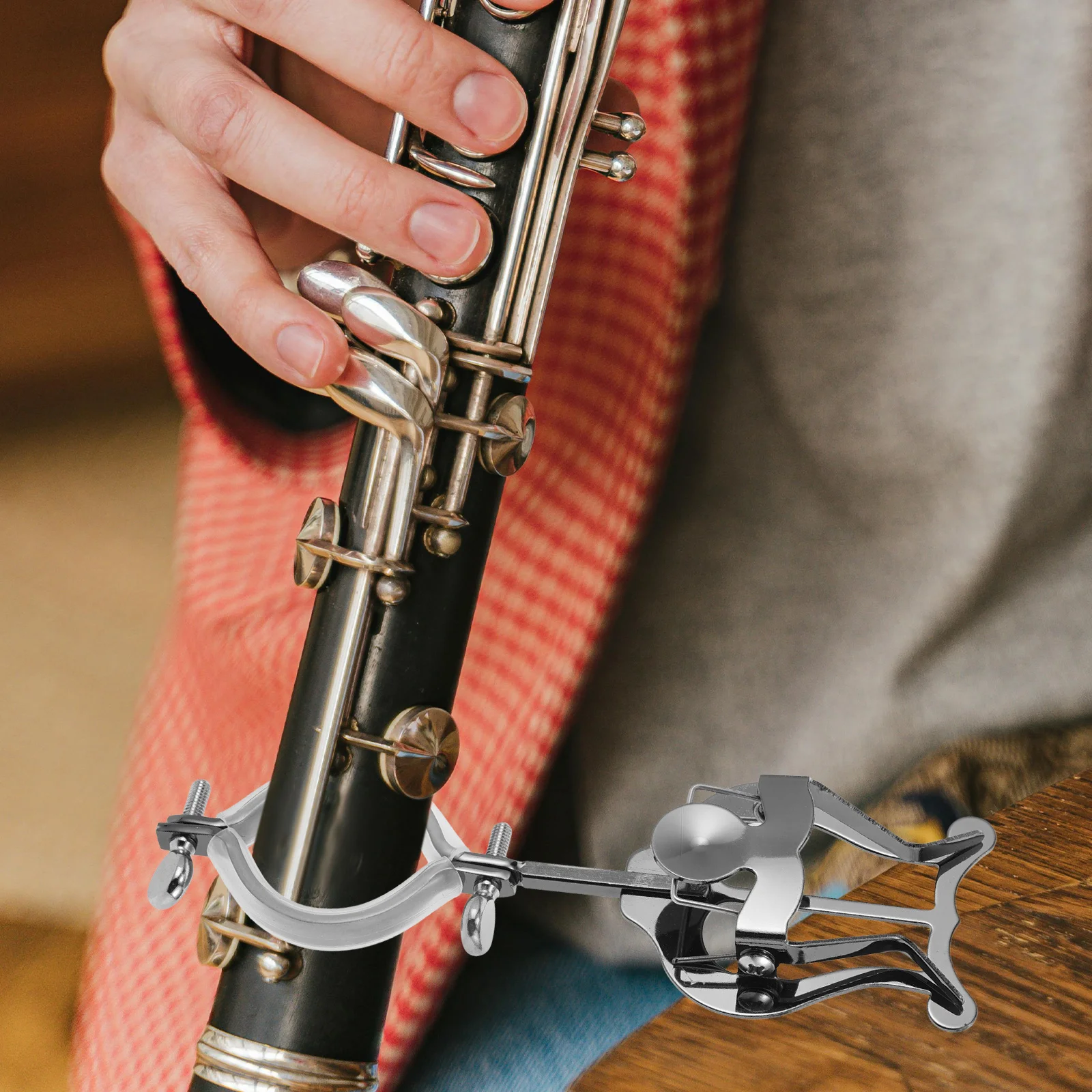 Sheet Music Clip Clarinet Holder for Marching Band Accessories Black Lyre Alto Saxophone
Sheet Music Clip Clarinet Holder for Marching Band Accessories Black Lyre Alto Saxophone