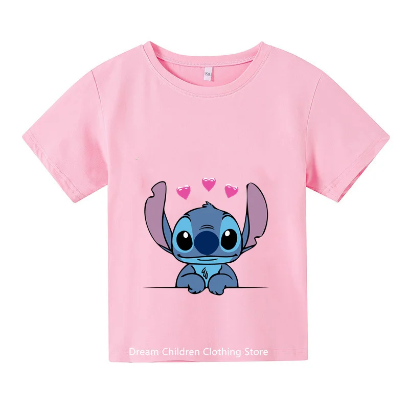Anime Stitch Children's Cotton Summer Fashion Multiple Cartoon Casual T-shirts Round Neck Short Sleeve Print Pattern
Anime Stitch Children's Cotton Summer Fashion Multiple Cartoon Casual T-shirts Round Neck Short Sleeve Print Pattern
