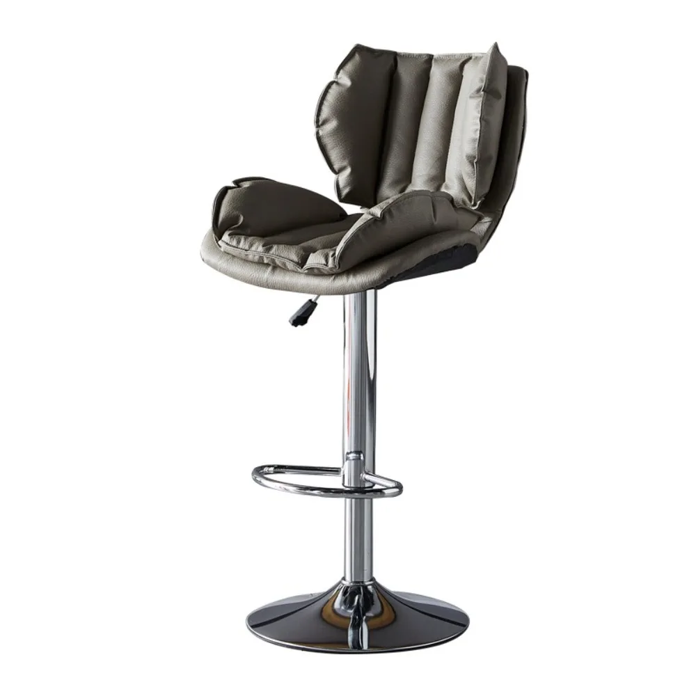 Adjustable Swivel Bar Stool with Backrest for Home, Office, Modern and Stylish Silver Bar Chair for Bars, Banks and Front Desks
Adjustable Swivel Bar Stool with Backrest for Home, Office, Modern and Stylish Silver Bar Chair for Bars, Banks and Front Desks