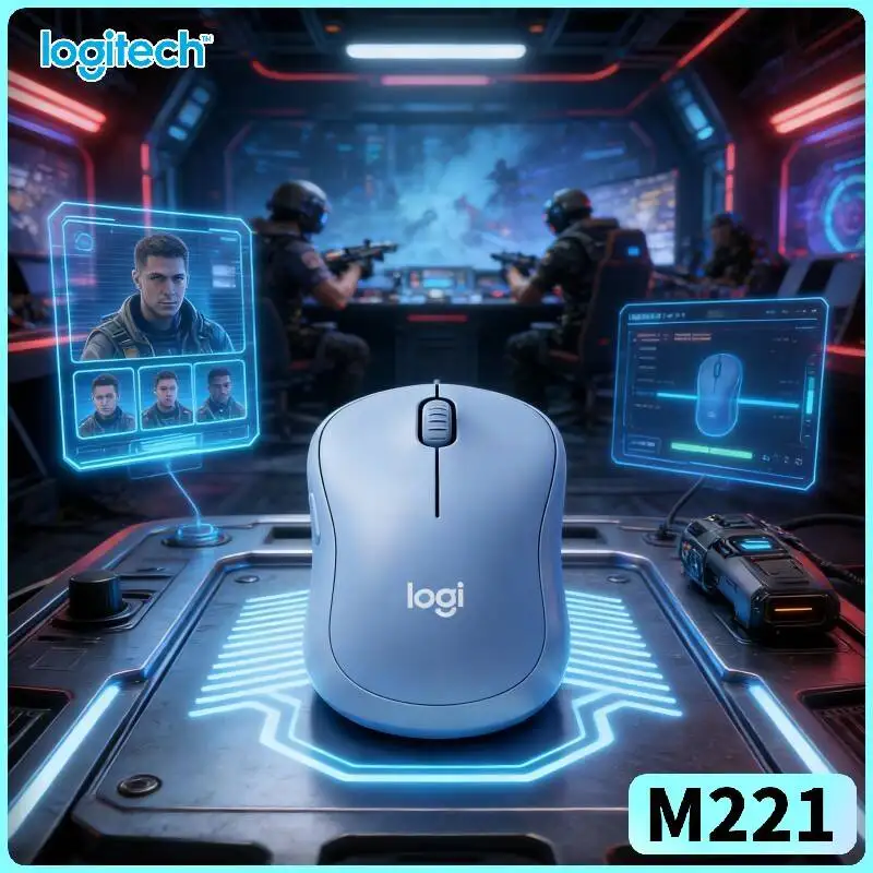 Logitech M221 Wireless Mouse - SilentTouch Buttons, Lightweight Body, 10m Range, Ideal for Desktop Laptop Office Pros
Logitech M221 Wireless Mouse - SilentTouch Buttons, Lightweight Body, 10m Range, Ideal for Desktop Laptop Office Pros
