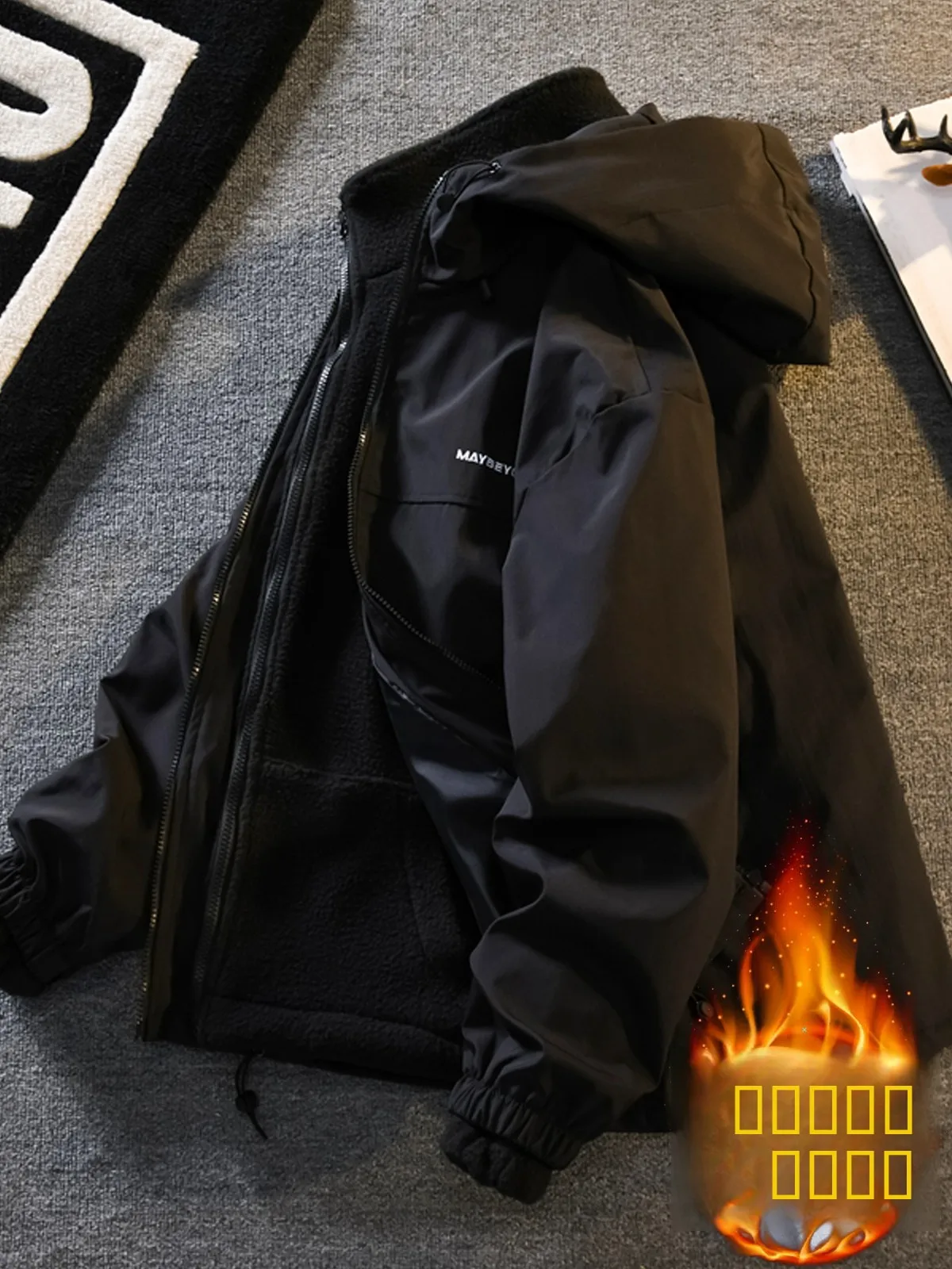 Мужская зимняя утепленная куртка с флисовой подкладкой, ветрозащитная, водонепроницаемая, 3-в-1, со съемными элементами, теплая хлопковая куртка-пальто
Мужская зимняя утепленная куртка с флисовой подкладкой, ветрозащитная, водонепроницаемая, 3-в-1, со съемными элементами, теплая хлопковая куртка-пальто