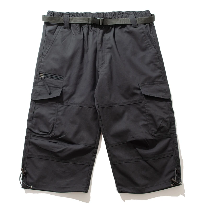 2023 Summer Cargo Pants Men Cotton Multi Pocket Calf Length Pants Mens Casual Short Trousers Loose Elastic Waist Jogger Shorts
2023 Summer Cargo Pants Men Cotton Multi Pocket Calf Length Pants Mens Casual Short Trousers Loose Elastic Waist Jogger Shorts