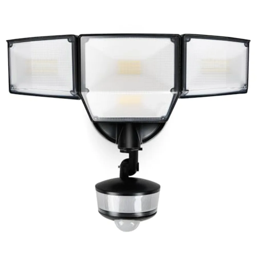 84W 9500LM LED Security Light Hardwire Motion Sensor Outdoor Lights with Night Light 4 Head LED Flood Lights 5000K Daylight IP6
84W 9500LM LED Security Light Hardwire Motion Sensor Outdoor Lights with Night Light 4 Head LED Flood Lights 5000K Daylight IP6