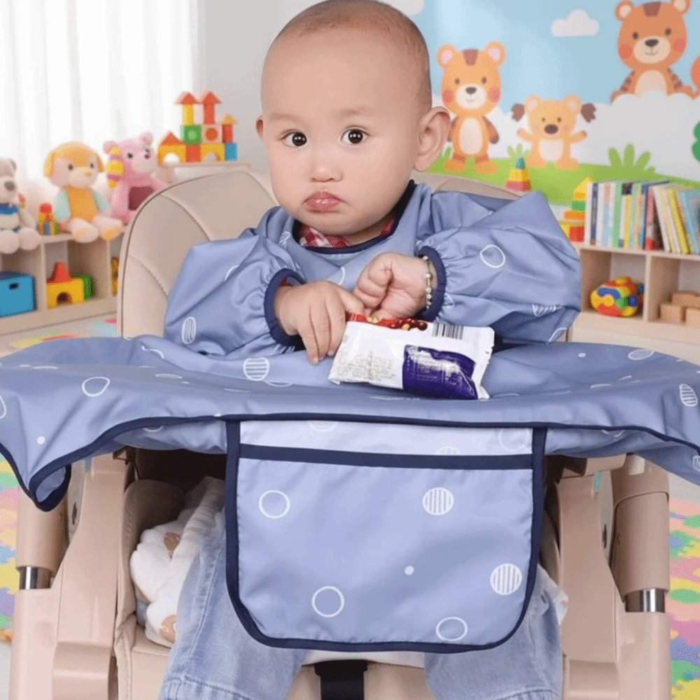 Multi-Functional Waterproof Coverall Baby Bib Anti-Dirty Quick-Dry Feeding Bib Mess Proof Polyester Long Sleeves Bib Restaurant
Multi-Functional Waterproof Coverall Baby Bib Anti-Dirty Quick-Dry Feeding Bib Mess Proof Polyester Long Sleeves Bib Restaurant