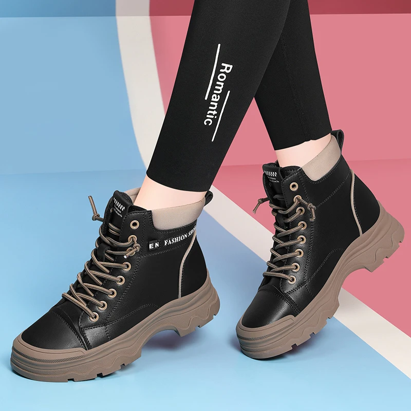 Snow Boots Plus Velvet Trekking Footwear Winter New Women's Shoes Thick-soled Platform Shoes Sports casual Skateboard Walking
Snow Boots Plus Velvet Trekking Footwear Winter New Women's Shoes Thick-soled Platform Shoes Sports casual Skateboard Walking