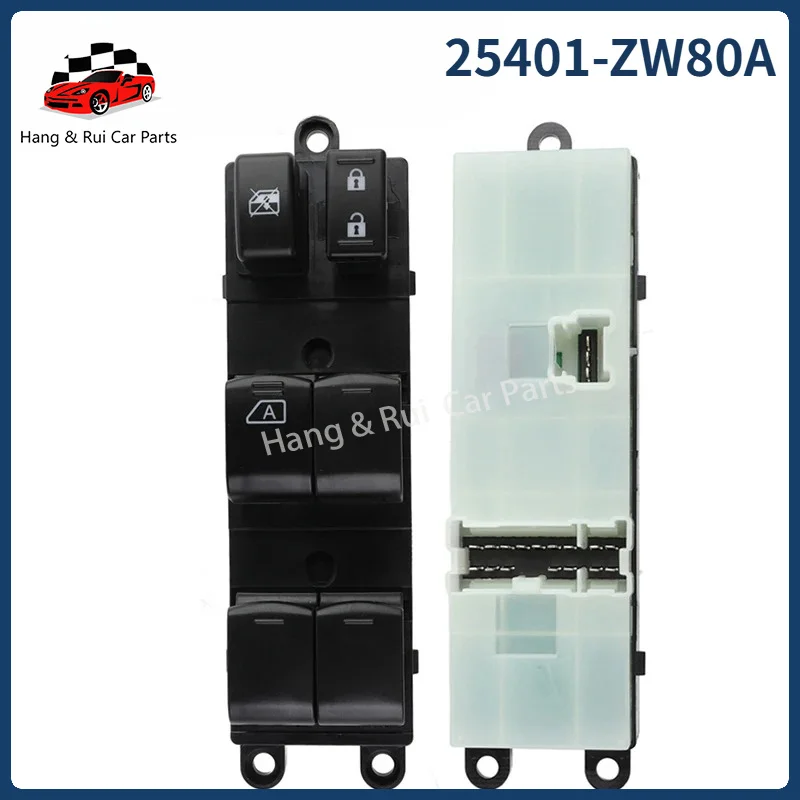 25401-ZW80A Car Electric Power Window Master Control Switch Lifter Regulator 25401ZW80A For Nissan Versa 2010 2011 2012
25401-ZW80A Car Electric Power Window Master Control Switch Lifter Regulator 25401ZW80A For Nissan Versa 2010 2011 2012