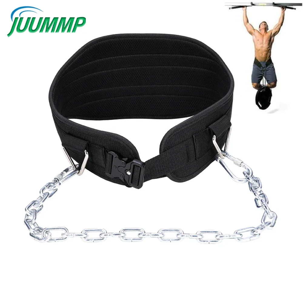 1Pcs Buckle Dip Belt for Weight Lifting - (260kg) for Experts Heavy Duty Steel Chain, Man U Fiture Pull Up Weightlifting Belt
1Pcs Buckle Dip Belt for Weight Lifting - (260kg) for Experts Heavy Duty Steel Chain, Man U Fiture Pull Up Weightlifting Belt