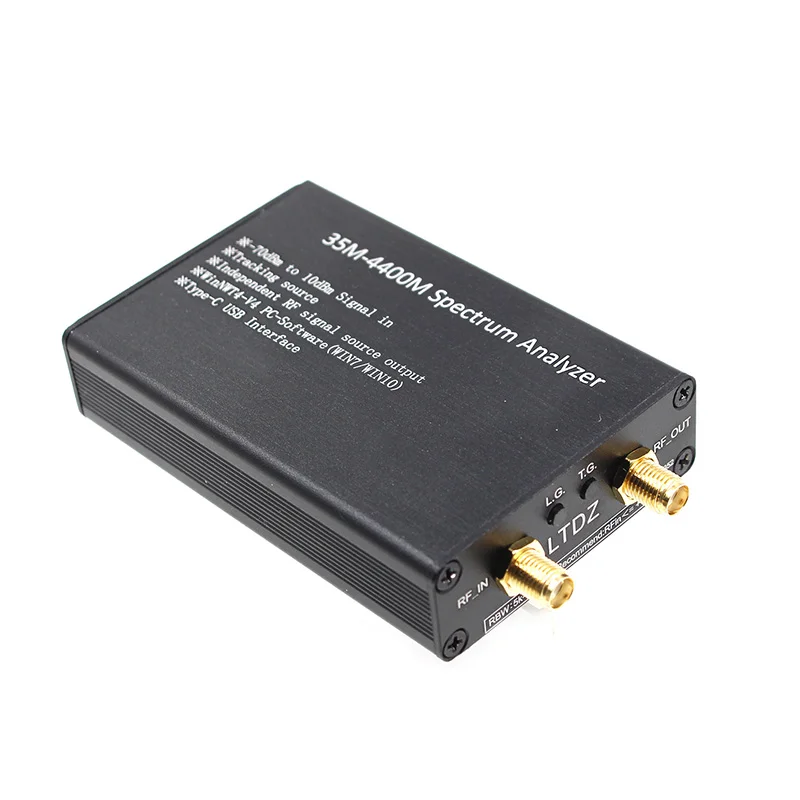 35M-4400M Spectrum Analyzer Tracking Generator WIN NWT4 RF Signal Generator With Black Shell
35M-4400M Spectrum Analyzer Tracking Generator WIN NWT4 RF Signal Generator With Black Shell