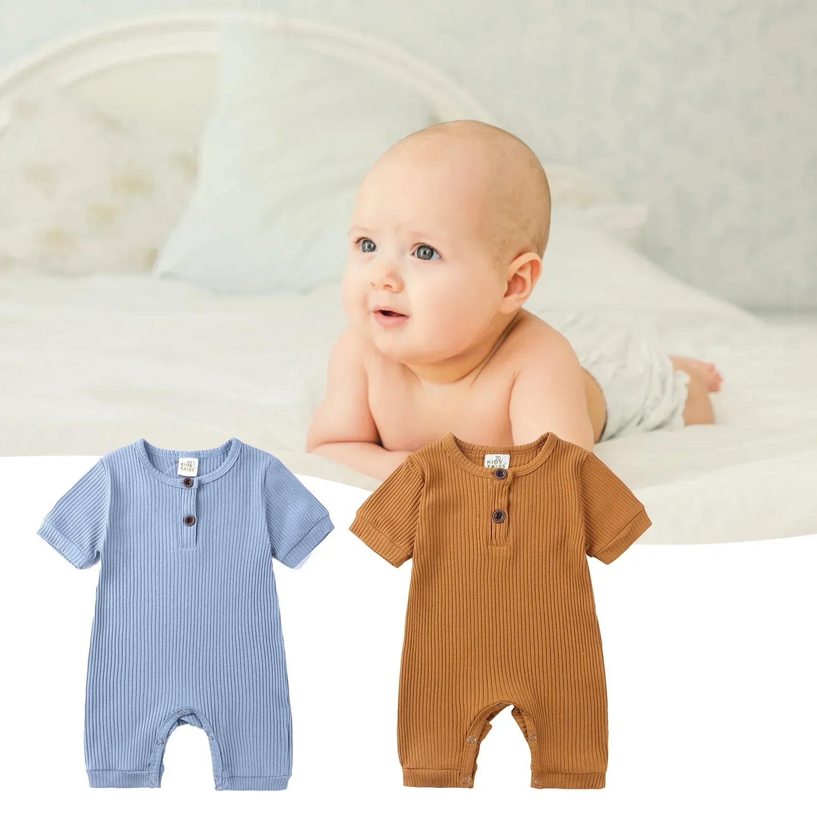 0-2 Years Old Baby Climbing Suit Short-sleeved New Baby Jumpsuit for Boy Girl Kids Indoor Wear
0-2 Years Old Baby Climbing Suit Short-sleeved New Baby Jumpsuit for Boy Girl Kids Indoor Wear