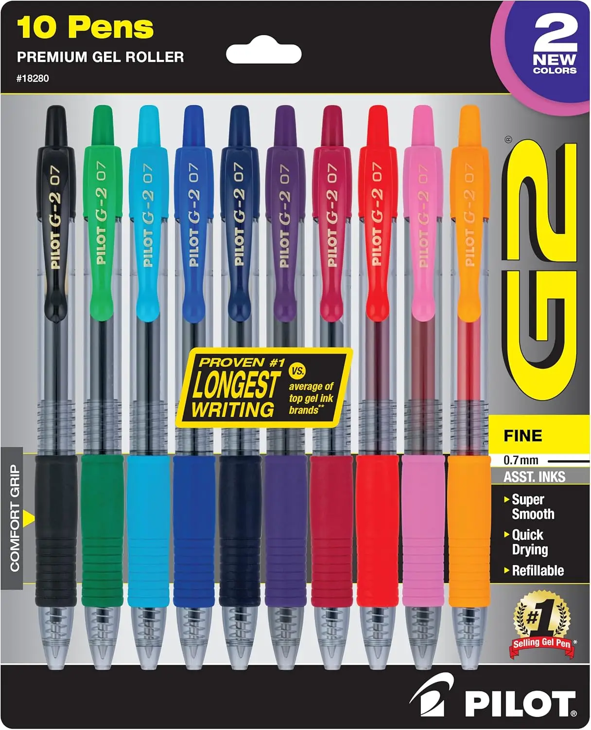 Limited Edition Gel Pen Set, 0.7mm Fine Point, Assorted Ink, Retractable, Smooth Writing for School & Office
Limited Edition Gel Pen Set, 0.7mm Fine Point, Assorted Ink, Retractable, Smooth Writing for School & Office