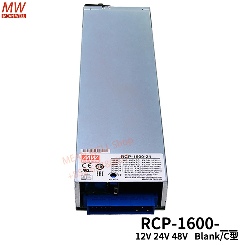 Original MEAN WELL 1600W Switching power supply RCP-1600-12V24V48V Adjustable PFC rack front power supply
Original MEAN WELL 1600W Switching power supply RCP-1600-12V24V48V Adjustable PFC rack front power supply