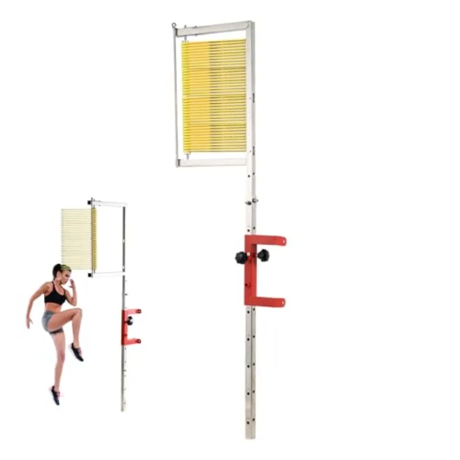 Vertical jump tester for volleyball and basketball training aluminum alloy wall-mounted pole in black measures 4.5-5.2 ft jumps
Vertical jump tester for volleyball and basketball training aluminum alloy wall-mounted pole in black measures 4.5-5.2 ft jumps