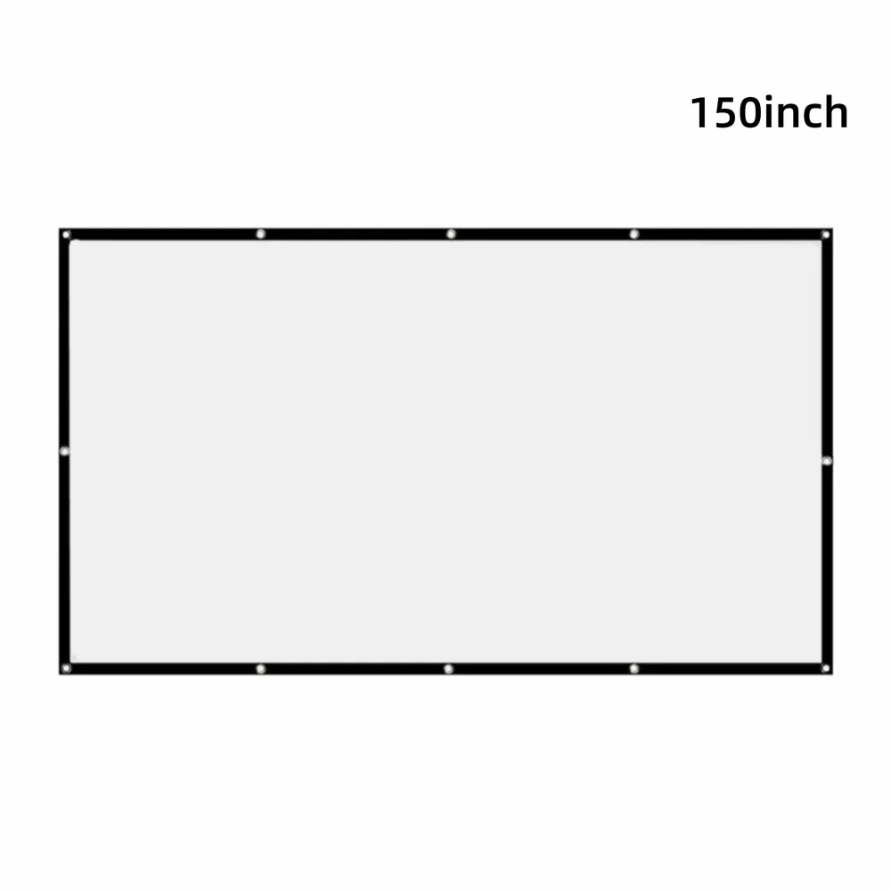 60 72 84 100 120 150 Inch Projector Screen Foldable Double Sided Projection Curtain Wrinkle Free Lightweight HD Display Screen
60 72 84 100 120 150 Inch Projector Screen Foldable Double Sided Projection Curtain Wrinkle Free Lightweight HD Display Screen