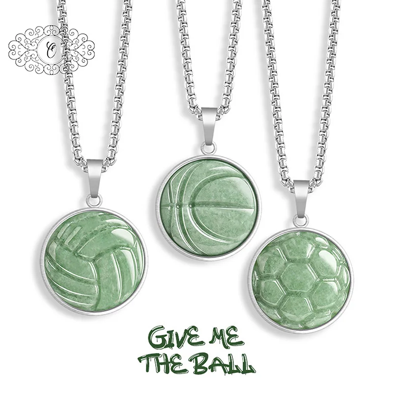 Natural A-Grade Jade Volleyball & Soccer Pendant Necklace – Elegant Jade Jewelry for Sports Lovers, Perfect Gift for Her/Him
Natural A-Grade Jade Volleyball & Soccer Pendant Necklace – Elegant Jade Jewelry for Sports Lovers, Perfect Gift for Her/Him