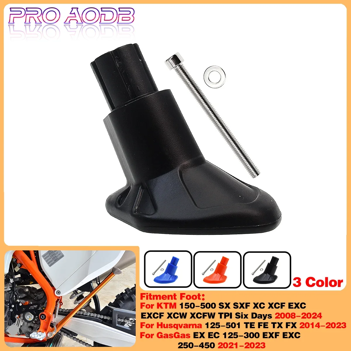 Kick Side Stand Base Pad Motorcycle Foot Kickstand Plate For Husqvarna Husaberg TE FE TX FX KTM XC XCW XCF EXC 125-501 2023 2024
Kick Side Stand Base Pad Motorcycle Foot Kickstand Plate For Husqvarna Husaberg TE FE TX FX KTM XC XCW XCF EXC 125-501 2023 2024