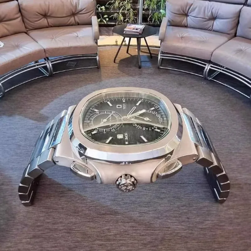 Watch coffee table creative designer high-end tempered glass countertop simple fashion style stainless steel living room tea
Watch coffee table creative designer high-end tempered glass countertop simple fashion style stainless steel living room tea