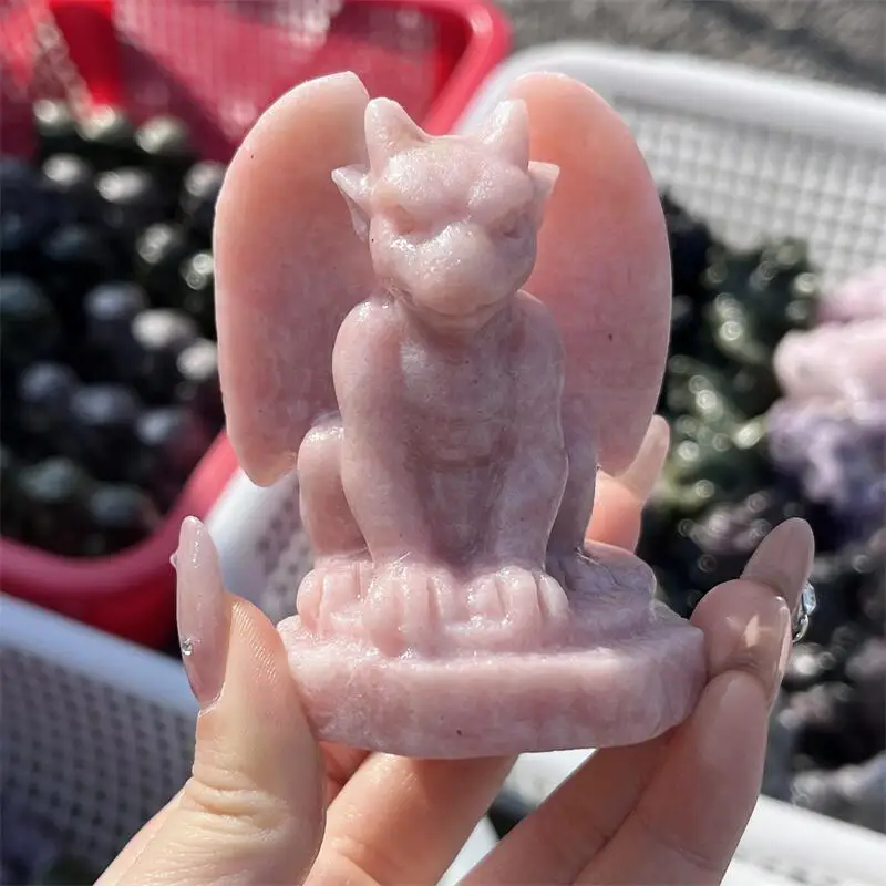 Natural Pink Opal Gargoyle Carving Witchcraft Ornaments Home Decoration DIY Accessories Room Decor Gift 1PCS
Natural Pink Opal Gargoyle Carving Witchcraft Ornaments Home Decoration DIY Accessories Room Decor Gift 1PCS