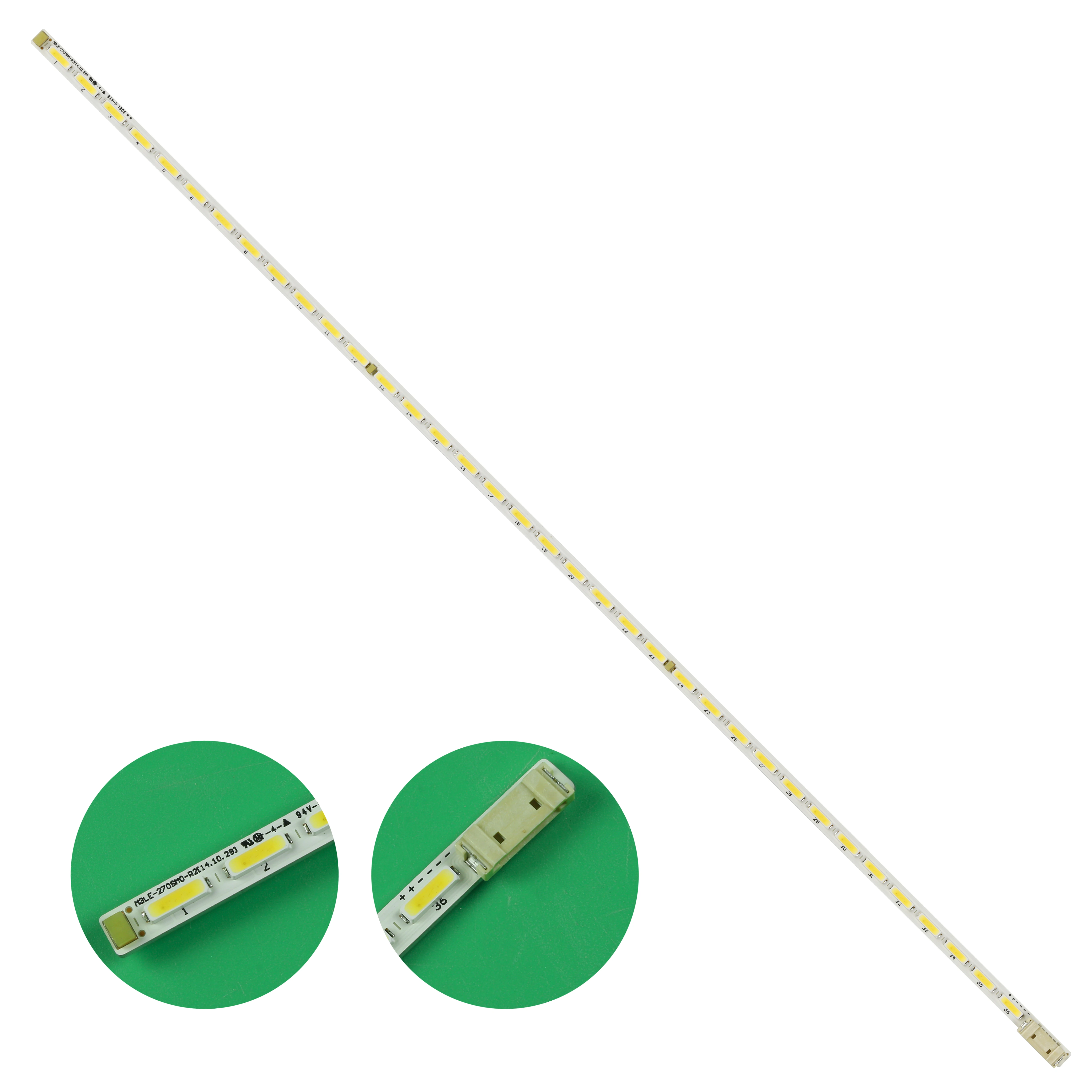 LED Backlight strip 36leds For Samsung 27" TV M3LE-270SM0-R0 M3LE-270SM0-R2 S27E360H S27D360H S27D390H LS27E390HS CY-MH270BGLV1V
LED Backlight strip 36leds For Samsung 27" TV M3LE-270SM0-R0 M3LE-270SM0-R2 S27E360H S27D360H S27D390H LS27E390HS CY-MH270BGLV1V
