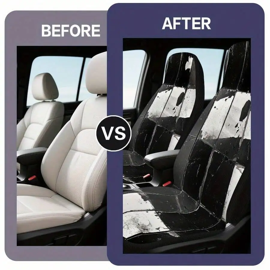 Universal Car Seat Cover With Worn Abstract Stripes Design, Non-Slip, All Season Use
Universal Car Seat Cover With Worn Abstract Stripes Design, Non-Slip, All Season Use