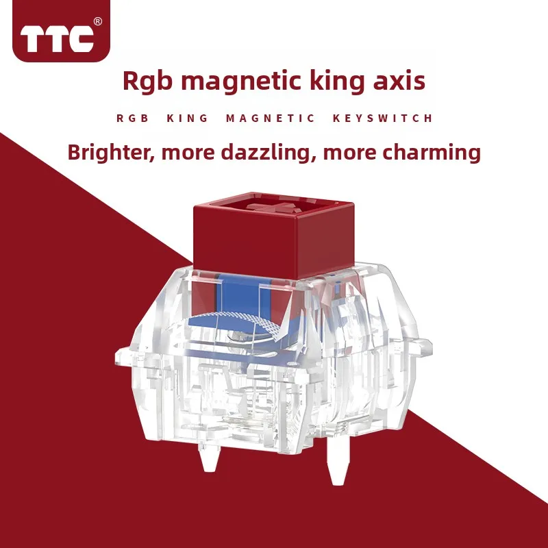 TTC King of Magnetic Switch High Precision Stability 48g High Light Transmittance E-Sports Gaming Keyboard Swtich PC Accessories
TTC King of Magnetic Switch High Precision Stability 48g High Light Transmittance E-Sports Gaming Keyboard Swtich PC Accessories