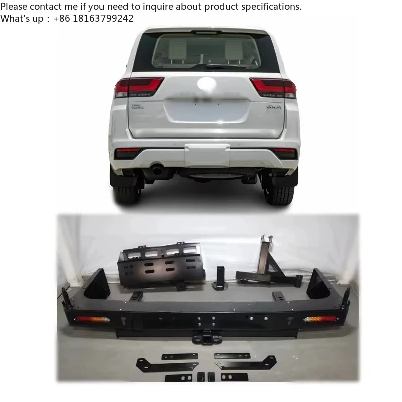Rear Bumper With Spare Tire Carrier for 2021+ Land Cruiser 300 Series Aftermarket Bumper Replacement
Rear Bumper With Spare Tire Carrier for 2021+ Land Cruiser 300 Series Aftermarket Bumper Replacement