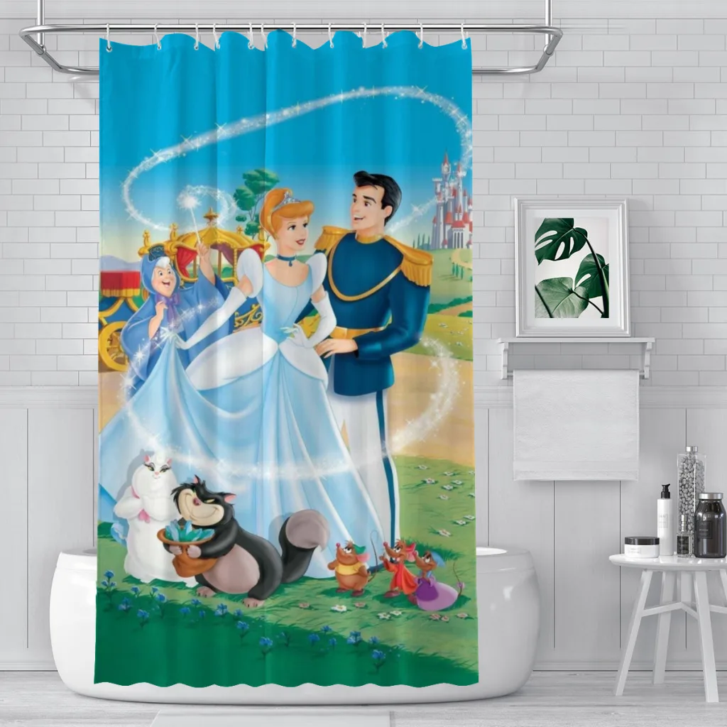 Princesses Shower Curtain Landscape Bath Curtain With Hooks for Bathroom waterproof
Princesses Shower Curtain Landscape Bath Curtain With Hooks for Bathroom waterproof