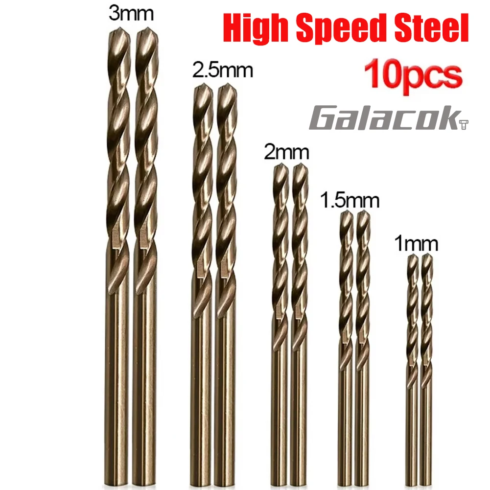 10 шт., высокая скорость Стальное сверло 1 мм 1,5 мм 2 мм 2,5 мм 3 мм Сверло с кобальтовым покрытием Электроинструмент для сверления металла и нержавеющей стали
10 шт., высокая скорость Стальное сверло 1 мм 1,5 мм 2 мм 2,5 мм 3 мм Сверло с кобальтовым покрытием Электроинструмент для сверления металла и нержавеющей стали