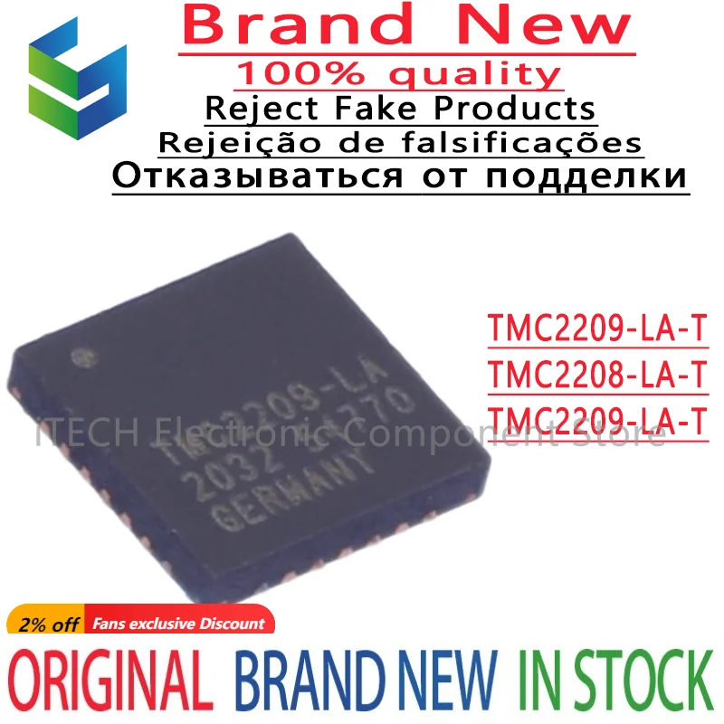 2-10 шт., новинка 100%, фотолампа TMC2208, фотолампа TMC2209, фотолампа QFN28, абсолютно новые 100% оригинальные чипы ic
2-10 шт., новинка 100%, фотолампа TMC2208, фотолампа TMC2209, фотолампа QFN28, абсолютно новые 100% оригинальные чипы ic