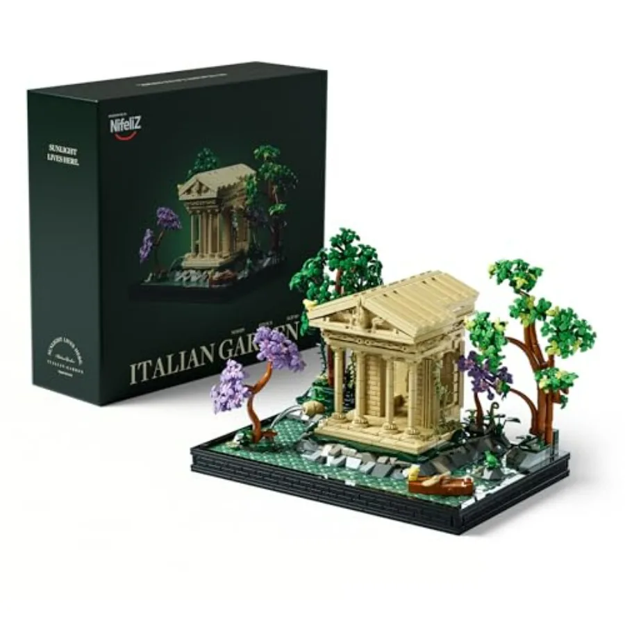 Italian Garden Building Set Roman-Inspired Display Model for Home or Office Interior Decoration 1 733PCS NF10319 Beige and Gree
Italian Garden Building Set Roman-Inspired Display Model for Home or Office Interior Decoration 1 733PCS NF10319 Beige and Gree