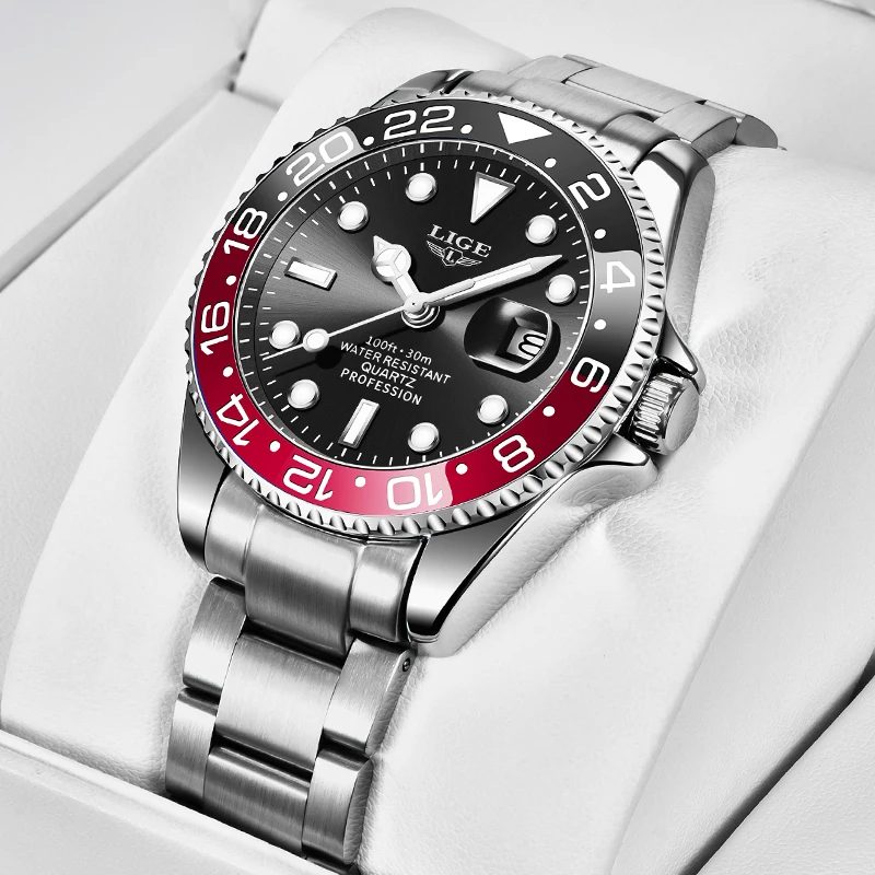 LIGE Fashion Quartz Wristwatches Casual Sport Luminous Diver Watch Men Top Brand Luxury Waterproof Chronograph Relogio Masculino
LIGE Fashion Quartz Wristwatches Casual Sport Luminous Diver Watch Men Top Brand Luxury Waterproof Chronograph Relogio Masculino