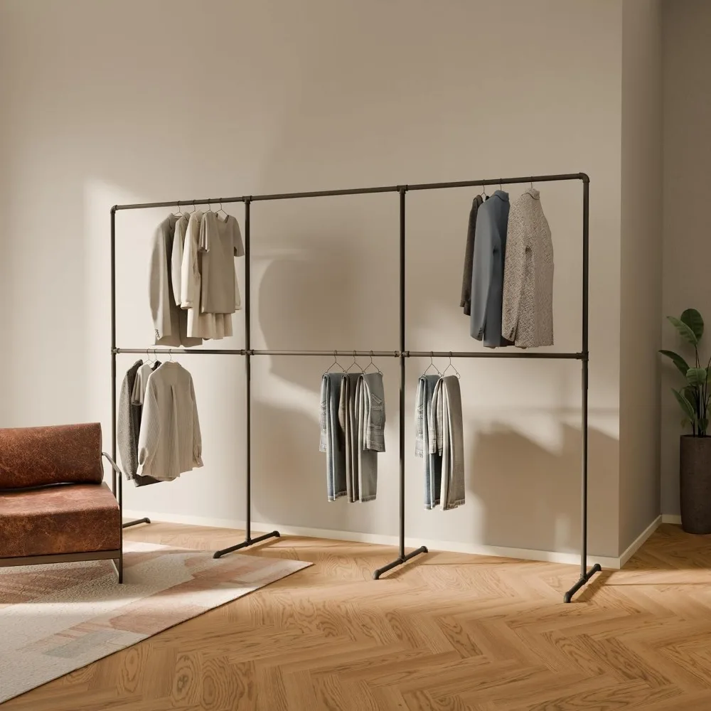 pamo Industrial Design garment rack - LAS 3 Black - freestanding Coat Rack for Walk-In Wardrobe Wall I Clothes Rack Made of Blac
pamo Industrial Design garment rack - LAS 3 Black - freestanding Coat Rack for Walk-In Wardrobe Wall I Clothes Rack Made of Blac